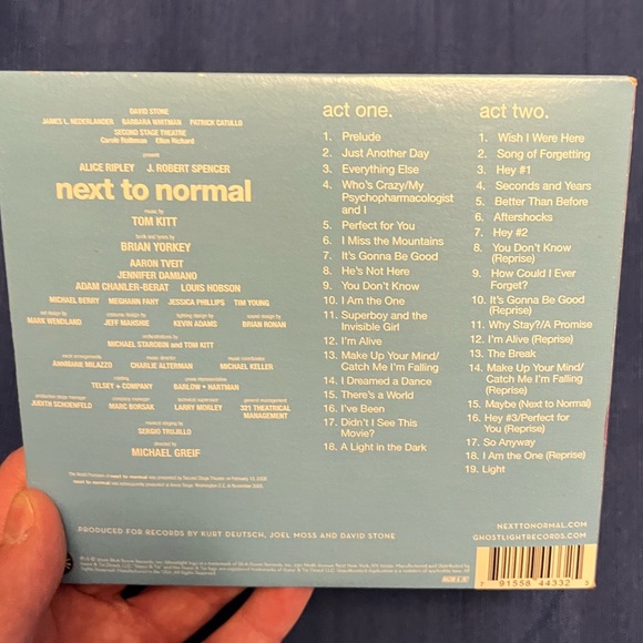 Next To Normal Original Broadway Cast Recording CD Set, Two disc set with lyric - Picture 2 of 6